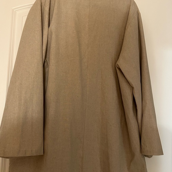 BloomChic Beige Women's Linen/cotton Blazer Jacket NWT. Sz 18/20 - Picture 2 of 5